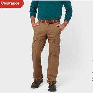 Duluth Trading Co Khaki Cargo Pants- new!